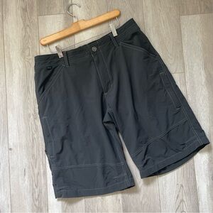 Kuhl Renegade Shorts 12" outdoor mens Gray (size 36) gorpcore dad hiking upf 50+